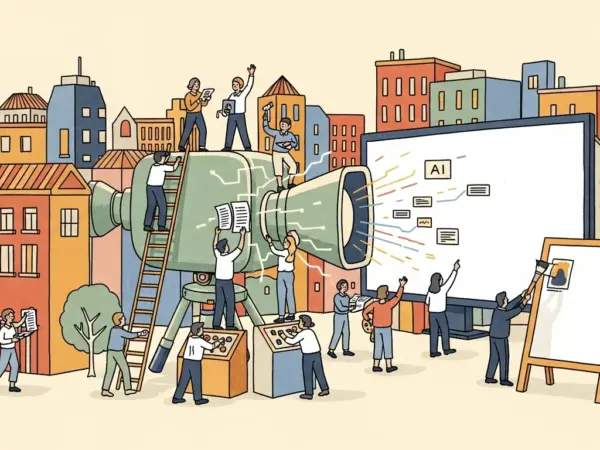 Editorial illustration for: HeyGen Review 2026: AI Avatar Video Platform for Business Communication
