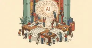 Editorial illustration for: Humanity's Last Exam Exposes the Gap Between AI Hype and Expert-Level Knowledge