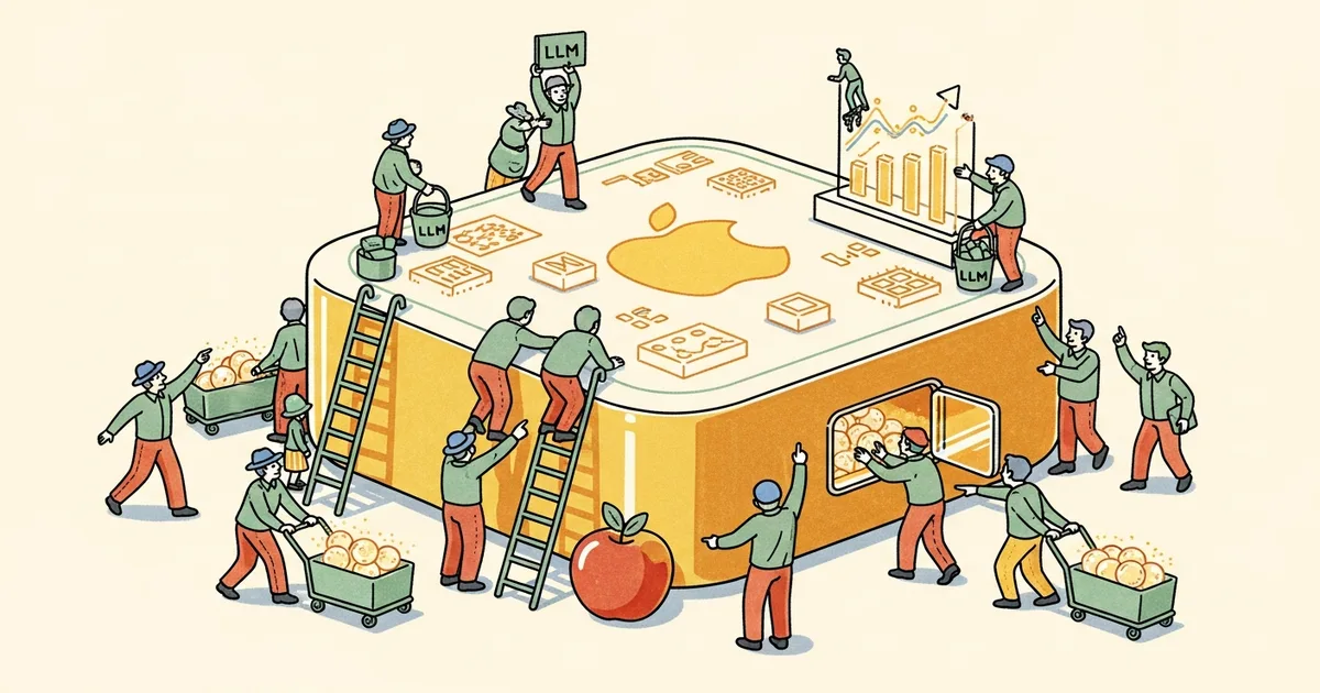 Editorial illustration for: Hypura Scheduler Enables Oversized LLM Inference on Apple Silicon