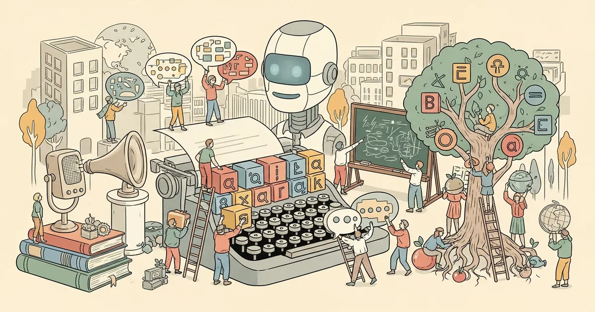 Editorial illustration for: Inside the Odd&mdash;and Oddly Human&mdash;Work of Teaching AI to Talk