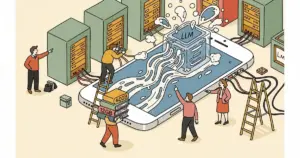 Editorial illustration for: iPhone 17 Pro Demonstrated Running a 400-Billion-Parameter LLM with 12GB of RAM