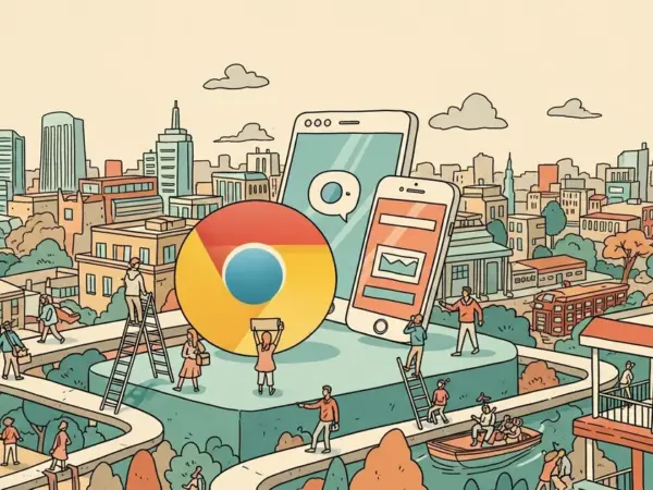 Editorial illustration for: Kagi Launches Browser Extensions and Mobile Apps for Small Web Discovery