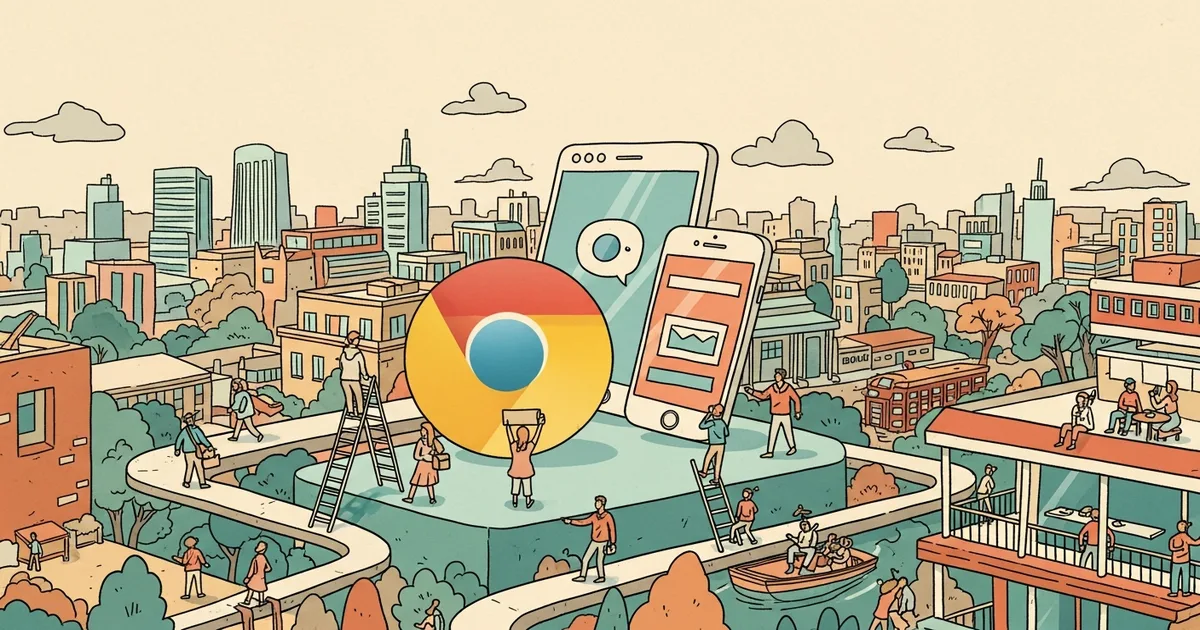 Editorial illustration for: Kagi Launches Browser Extensions and Mobile Apps for Small Web Discovery