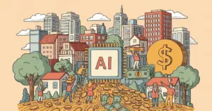 Editorial illustration for: Ex-Goldman Banker's AI Chip Startup Kandou AI Raises $225 Million from SoftBank