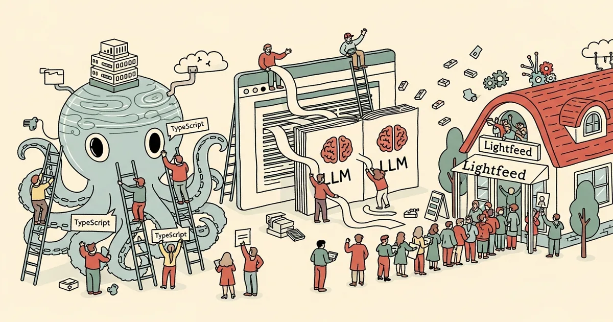 Editorial illustration for: Lightfeed Releases Open-Source LLM Web Extractor in TypeScript