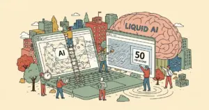 Editorial illustration for: Liquid AI Runs 24-Billion-Parameter Model at 50 Tokens Per Second in a Web Browser