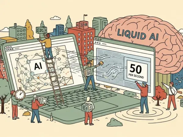 Editorial illustration for: Liquid AI Runs 24-Billion-Parameter Model at 50 Tokens Per Second in a Web Browser