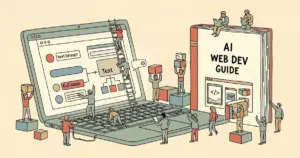Editorial illustration for: Lovable AI Review 2026: Build Full-Stack Web Apps From Text Prompts in Minutes