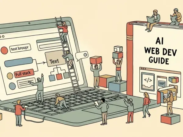 Editorial illustration for: Lovable AI Review 2026: Build Full-Stack Web Apps From Text Prompts in Minutes