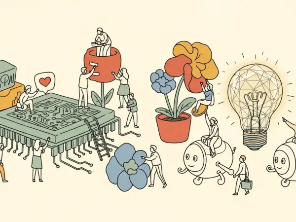 Editorial illustration for: Lovable Review 2026: AI App Builder That Turns Prompts Into Full-Stack Applications