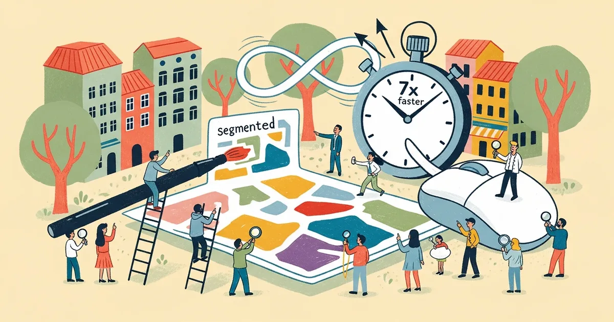 Editorial illustration for: Meta SAM 3.1 Can Segment Anything in Any Image — and It's 7x Faster