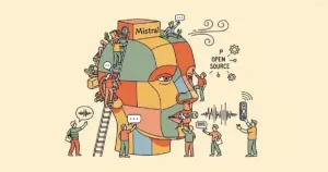 Editorial illustration for: Mistral AI Releases Voxtral TTS, a 3-Billion Parameter Open-Source Text-to-Speech Model for Edge