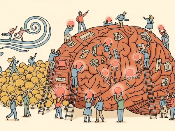 Editorial illustration for: Mistral Small 4: 119 Billion Parameters, Only 6.5 Billion Active at Once