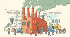 Editorial illustration for: Musk Announces $20 Billion Terafab Chip Factory in Austin for Tesla, SpaceX, and xAI