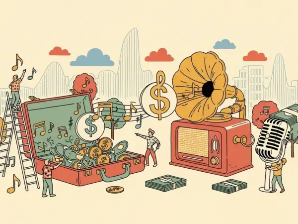 Editorial illustration for: North Carolina Man Pleads Guilty to $8M AI Music Streaming Fraud