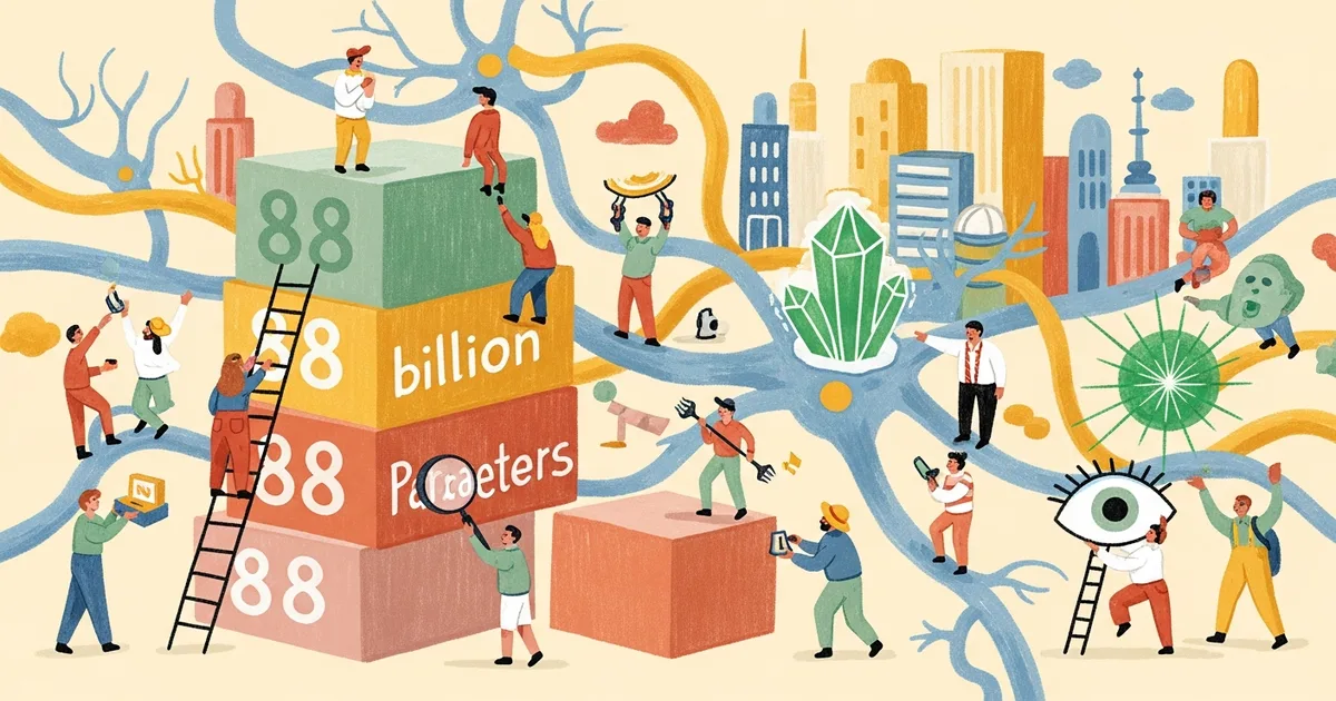 Editorial illustration for: NVIDIA Releases 88B Parameter Model Using Neural Architecture Search