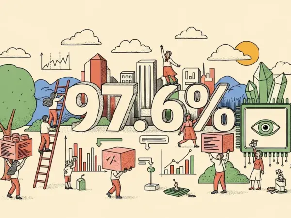 Editorial illustration for: Nvidia's Nemotron Cascade 2 30B Model Achieves 97.6% on HumanEval Benchmark