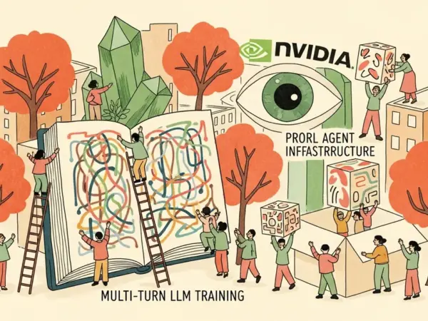 Editorial illustration for: NVIDIA Introduces ProRL Agent Infrastructure for Multi-Turn LLM Training