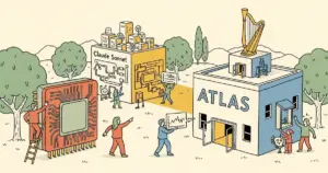 Editorial illustration for: Open-Source ATLAS System on a $500 GPU Outperforms Claude Sonnet on Coding Benchmarks
