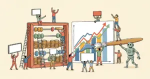 Editorial illustration for: OpenAI's Ad Business Crosses $100 Million — The No-Ads Promise Is Dead