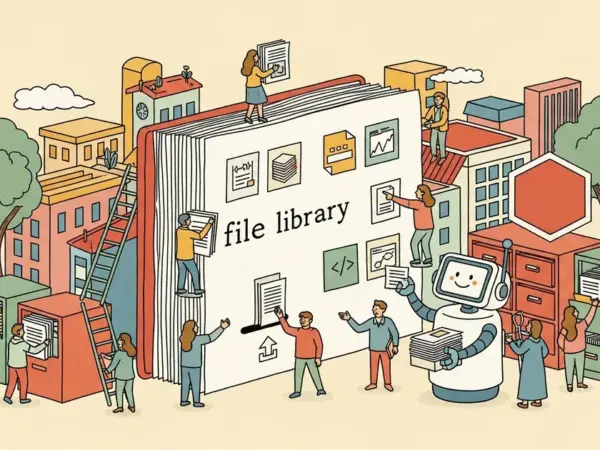 Editorial illustration for: OpenAI Adds File Library to ChatGPT for Persistent Document Storage and Reuse