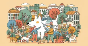 Editorial illustration for: OpenAI's Sam Altman and Science VP Kevin Weil hype AI-assisted dog cancer story ignoring there's