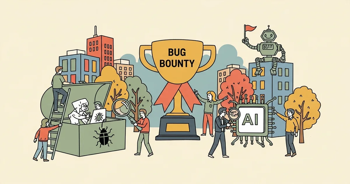 Editorial illustration for: OpenAI Launches Safety Bug Bounty Program for AI Abuse and Risk Reporting