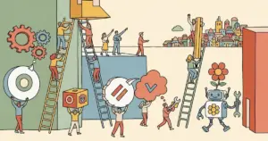 Editorial illustration for: OpenAI Plans to Nearly Double Workforce to 8,000 as AI Competition Intensifies