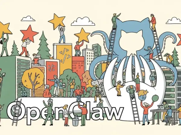 Editorial illustration for: OpenClaw Is the Most-Starred Project on GitHub. Here's What That Actually Means.