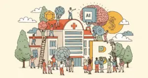 Editorial illustration for: Qualified Health Raises $125 Million Series B to Scale Enterprise AI Across Health Systems