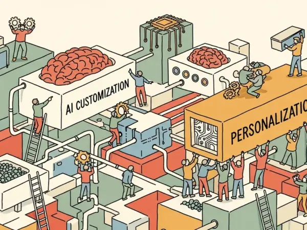 Editorial illustration for: Shifting to AI model customization is an architectural imperative