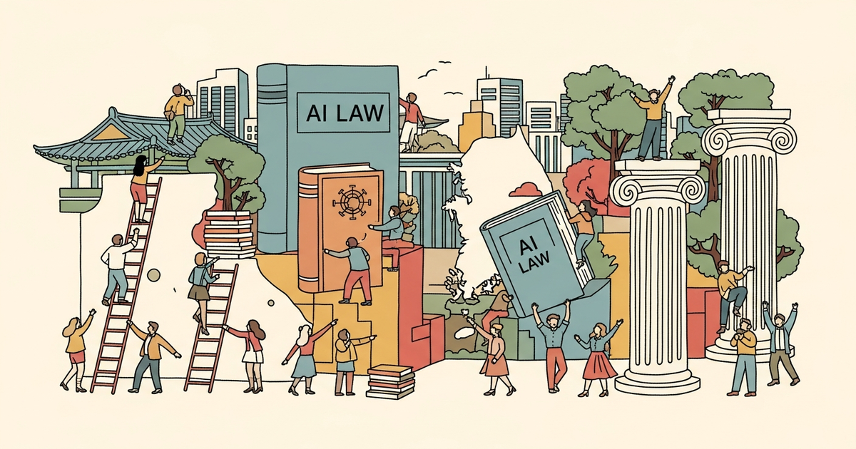 MegaOne AI editorial illustration — south-korea-ai-act-2026