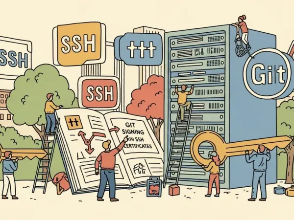 Editorial illustration for: Security Researcher Details SSH Certificate Implementation for Git Signing