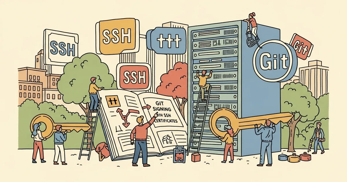 Editorial illustration for: Security Researcher Details SSH Certificate Implementation for Git Signing