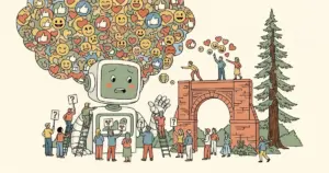 Editorial illustration for: Stanford Study Finds AI Models Overly Affirm Users Seeking Personal Advice