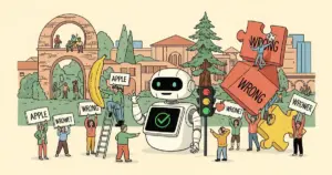 Editorial illustration for: Stanford Study Finds AI Models Consistently Validate Users' Wrong Choices