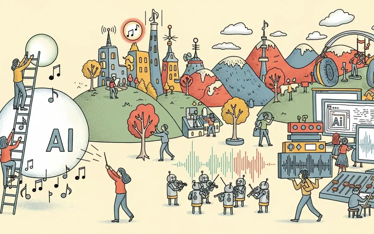Editorial illustration for: Suno Review 2026: AI Music Generation Reaches a Tipping Point