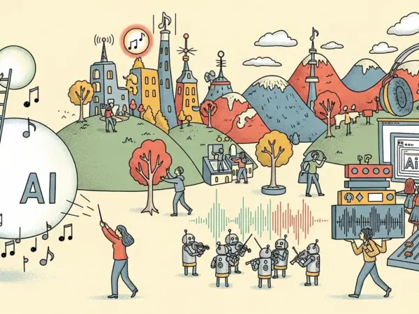 Editorial illustration for: Suno Review 2026: AI Music Generation Reaches a Tipping Point