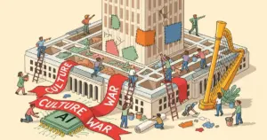 Editorial illustration for: The Pentagon’s culture war tactic against Anthropic has backfired