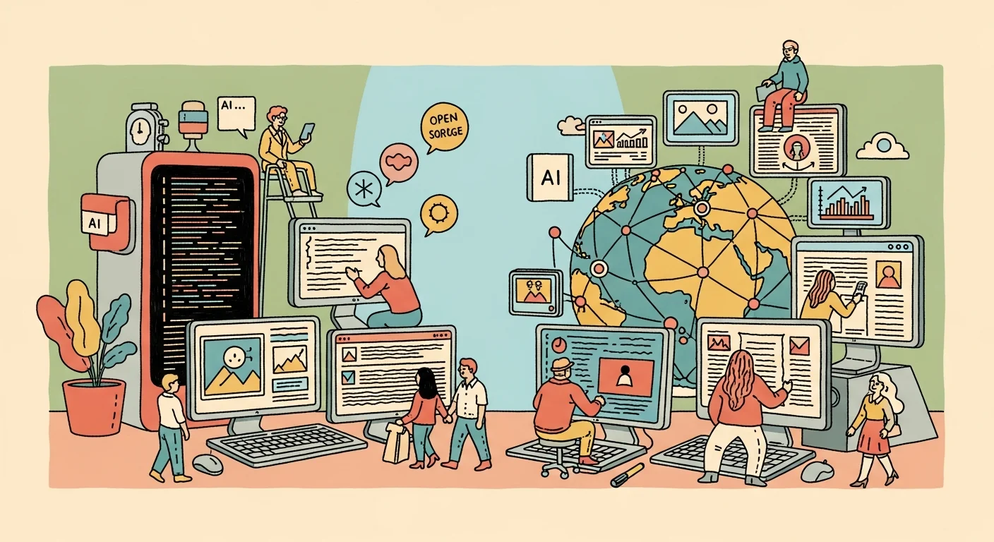 Frontier AI & Agents era illustration