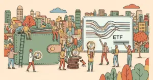 Editorial illustration for: Tokenization Brings ETFs to Wallets: Ondo's Wheeler