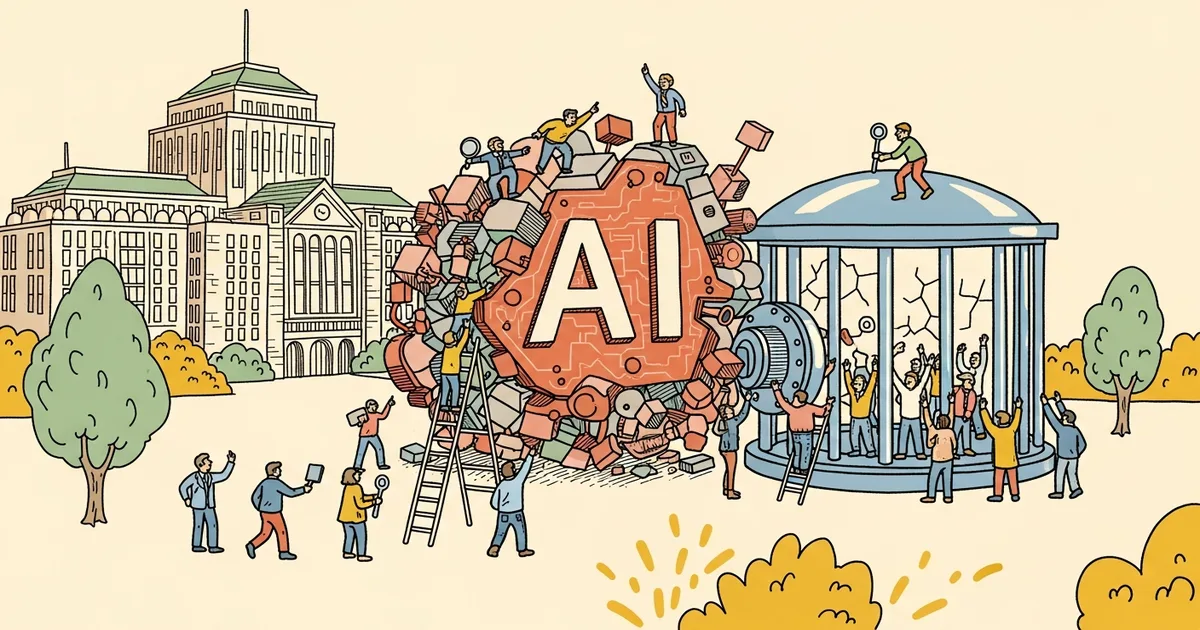 Editorial illustration for: University of Florida Researchers Achieve 99 Percent AI Jailbreak Rate Using Internal Model Archi