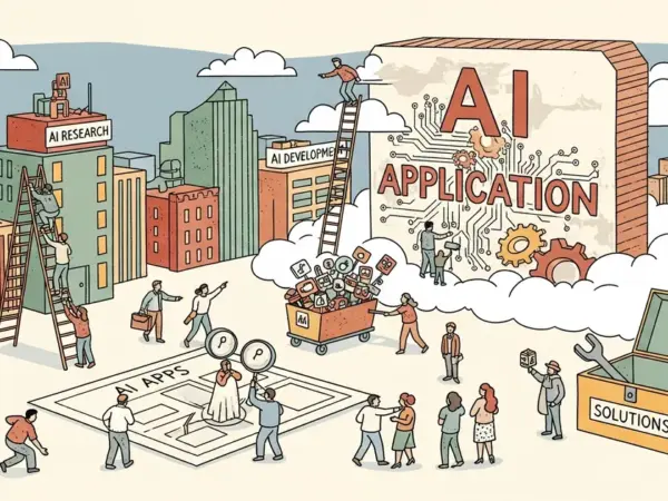 Editorial illustration for: Where Are All the AI Apps? Answer.AI Examines the Application Gap