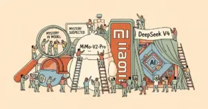 Editorial illustration for: Mystery AI Model Suspected as DeepSeek V4 Revealed as Xiaomi's 1-Trillion-Parameter MiMo-V2-Pro