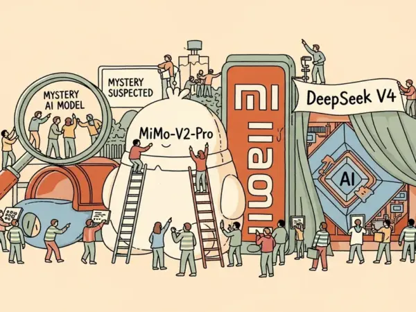 Editorial illustration for: Mystery AI Model Suspected as DeepSeek V4 Revealed as Xiaomi's 1-Trillion-Parameter MiMo-V2-Pro