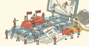 Editorial illustration for: AgentHazard Benchmark Finds Computer-Use Agents Fail Safety Tests at High Rates