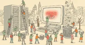 Editorial illustration for: An AI Agent Deleted a Company's Entire Production Database — And Nobody Could Stop It