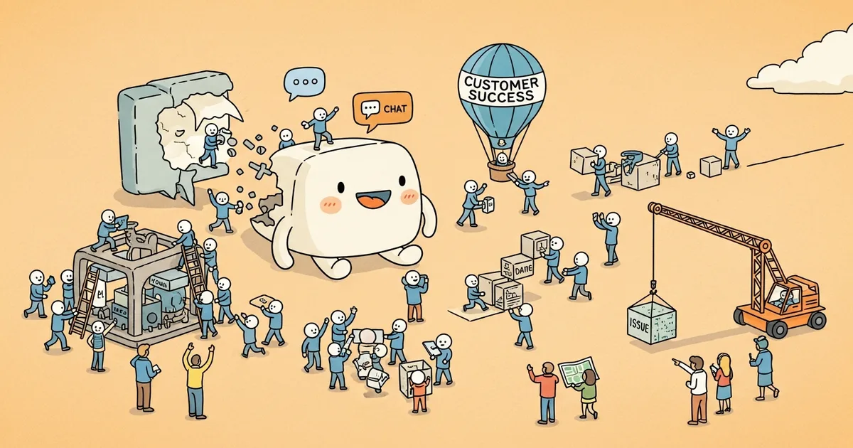 Editorial illustration for: Your Customer Service Chatbot Is Already Obsolete — AI Agents That Actually Do Things Are Replaci