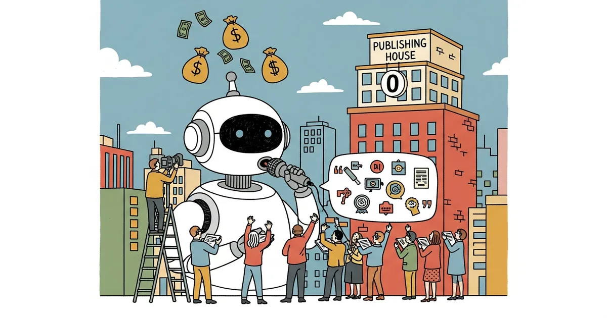 Editorial illustration for: AI Chatbots Quote Journalists in 1 of Every 4 Answers — But Pay Publishers $0