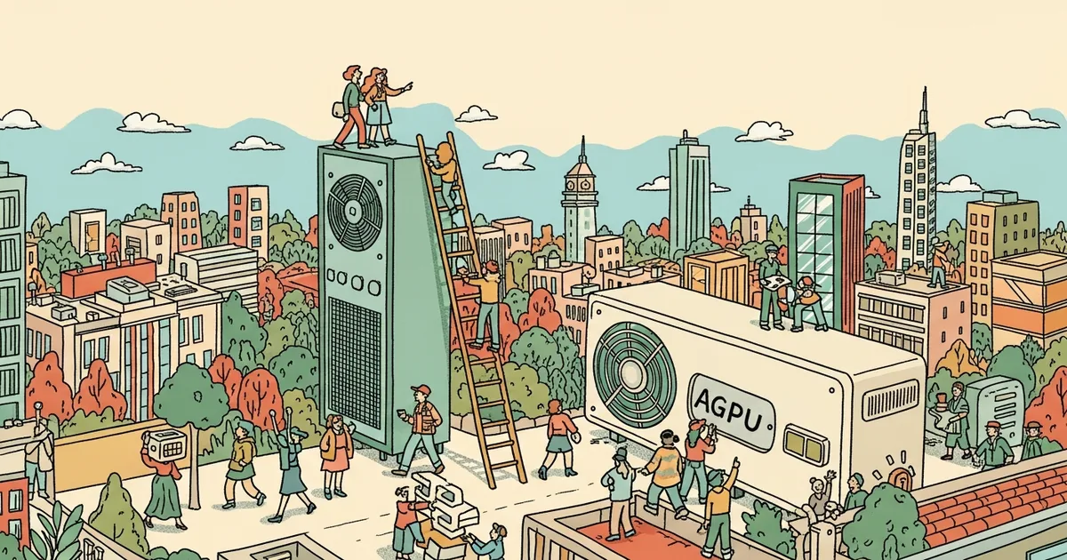 Editorial illustration for: AI Compute Crunch Forces Outages, Product Cuts, and 48% GPU Price Jump